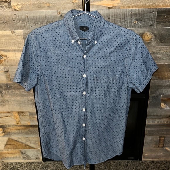 J Crew Short Sleeve Men’s Button Down Small - Picture 1 of 5